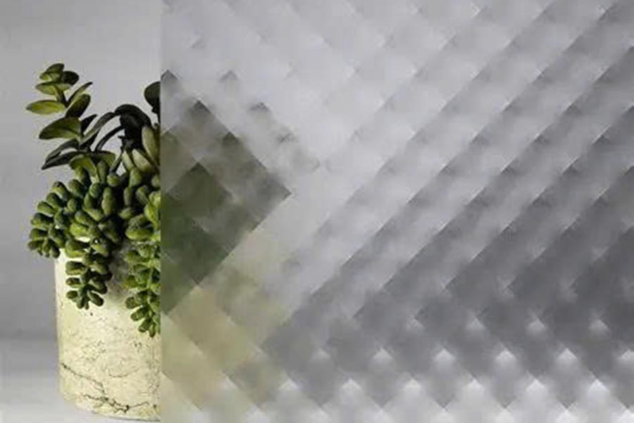 kính cường lực hoa văn